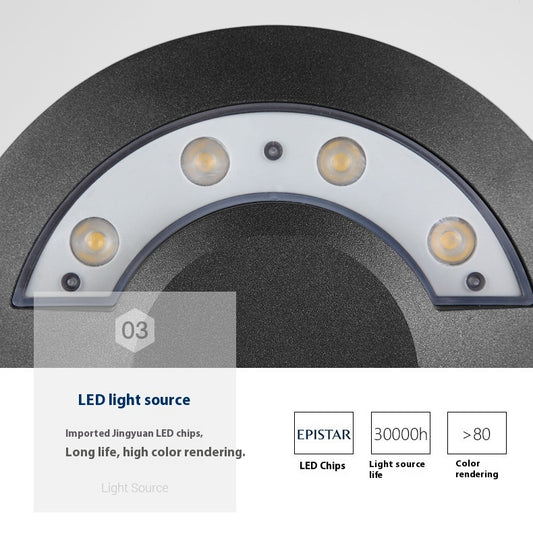 Simple Led Outdoor Wall Lamp Indoor Waterproof Courtyard