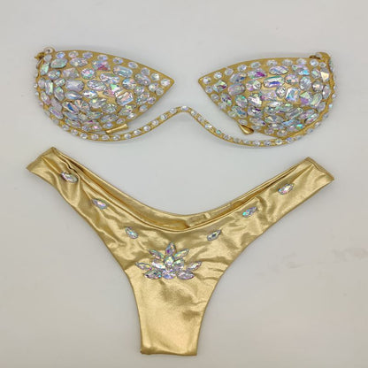 Fancy Diamond Bikini Sew Diamonds