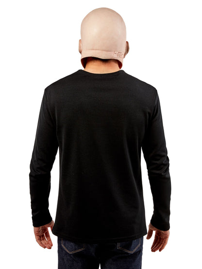 Men's The Addam's Family Uncle Fester Overhead Latex Mask - Deluxe